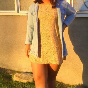 Yellow sunflower dress